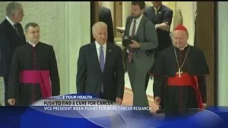 At the Vatican, Biden seeks common cause with pope on cancer