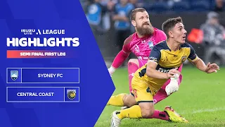 Sydney FC v Central Coast Mariners - Highlights | Isuzu UTE A-League 2023-24 | Semi Final First Leg