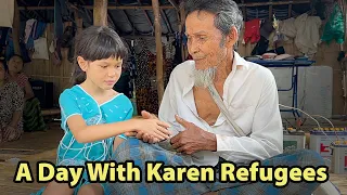 Day at Karen Refugee Camp, Thailand - December 2023