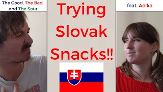 Trying out Slovak Snacks & Candies | Will an American like them?
