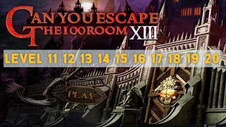 Can You Escape the 100 Room 13 Level 11 12 13 14 15 16 17 18 19 20 Walkthrough