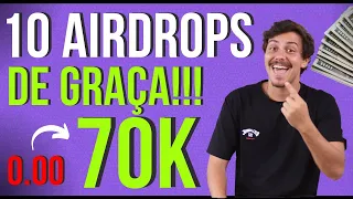 🚨COMO FAZER DINHEIRO GASTANDO $0 COM AIRDROPS🚨