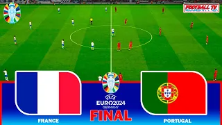 France vs Portugal | Final UEFA EURO 2024 | Full Match & All Goals | PES Gameplay PC