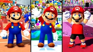 Evolution of Mario in the Mario and Sonic Games (2007-2019)