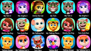 My Talking Angela 2,My Talking (Tom 1 + 2),My Talking Hal,My Talking Pinocchio,Ginger,Masha The Dog