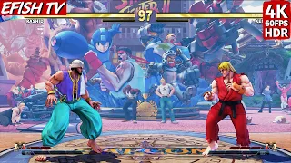 Aladdin Rashid vs Ken (Hardest AI) - Street Fighter V