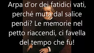 Giuseppe Verdi: Va pensiero - Testo e Musica
