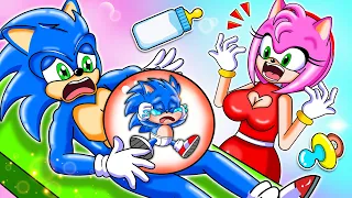 What happened to the SONIC family? Baby Sonic and Sonic Father Pregnant | Sonic the Hedgehog 2