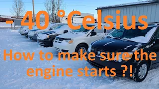 HOW TO MAKE SURE YOUR CAR STARTS IN COLD WINTER WEATHER ?!