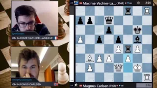 BISHOP ENDGAME!! Magnus Carlsen vs Maxime Vachier Lagrave || Speed Chess Online