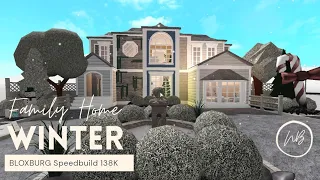 Winter Family Home | BLOXBURG Speedbuild