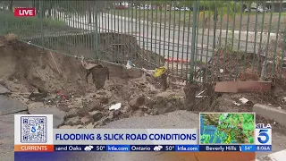 Flooding, slick road conditions continue to plague Inland Empire communities