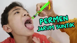 XAVIER TAKUT DISUNTIK PAKE PERMEN VIRAL INI !! MIRIP JARUM SUNTIK ! Drama | CnX Adventurers