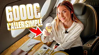 J'AI TESTÉ LA PREMIÈRE CLASSE D'EMIRATES 😱 (l'expérience la plus dingue de toute ma vie ❤️)