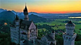 Neuschwanstein castle never seen like this + Hohenschwangau 4k