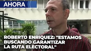 Roberto Enriquez y Robert Garcia sobre reunión de la Plataforma Unitaria - 18Abr