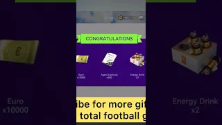 New gift 🎁 code in Total Football Game #totalfootballmobile #scorematchtv @ScoreMatchTv