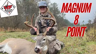 MAGNUM 8 POINT 🦌🦌🦌 Whitetail Deer Hunting With Cody