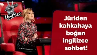 Jüriden kahkahaya boğan İngilizce sohbet! 'You can be 'heder" | O Ses Türkiye 2018