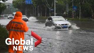 Typhoon In-fa hits China, heavy rain expected as storm slows