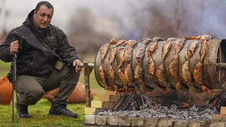 A New Technique for Grilling Fish! I Made It With My Own Hands