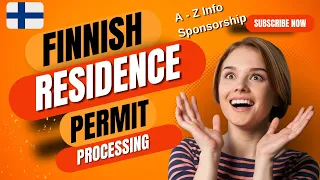 Finland Residence Permit Process 2024 | Sponsorship Details| Required Documents #studyinfinland