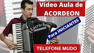 TELEFONE MUDO - Vídeo Aula de ACORDEON para INICIANTES (TUTORIAL)