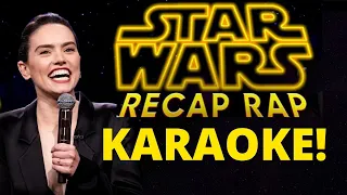 KARAOKE VERSION of Daisy Ridley's Star Wars (Episodes I-VIII) Recap Rap on Jimmy Fallon Tonight Show