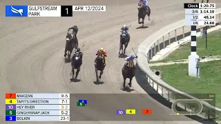 Gulfstream Park Carrera 1 - 12 de Abril 2024