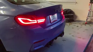 BMW F82 M4 Cold Start (Valves Open/MPE)