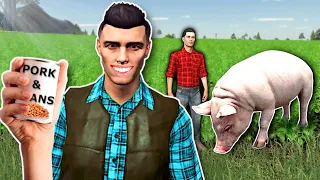 BAD FARMERS GROW PORK & BEANS! - Farming Simulator 19 Multiplayer Gameplay