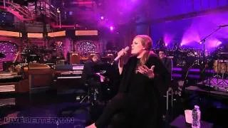 Adele   Turning Tables Live on Letterman