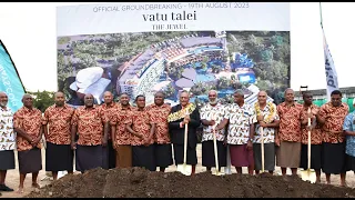 Fiji Prime Minister officiates at the groundbreaking ceremony at Sofitel newest extension, 'Jewel'.