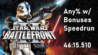 Star Wars Battlefront II (2005) Speedrun - Any% w/ Bonuses in 46:15.510