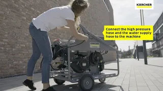 How to start the Kärcher HDS 8/20 Diesel High Pressure Washer