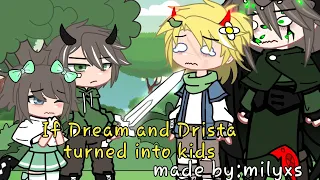 If Drista and Dream turned into kids|DSMP|Skit|My AU|made by: milyxs