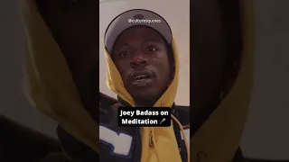 Joey Badass on Meditation🎤 Like and Subscribe #shorts #hiphop #joeybadass #motivation #raisingkanan