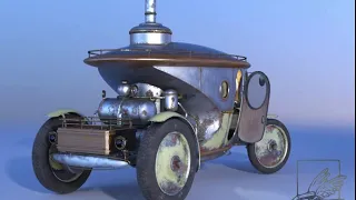 Steampunk Automobile / SteamBirdDesign