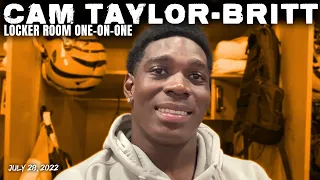 Bengals Rookie Cam Taylor-Britt One-on-One Interview | NFL Training Camp