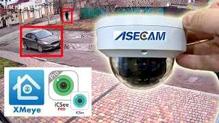 ASECAM camera for the landing at the entrance Xmeye ICsee with POWERFUL ANALYTICS