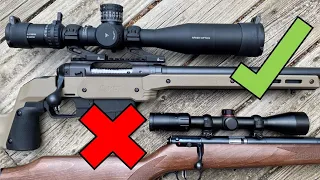 You're Mounting Your Scope To Low?