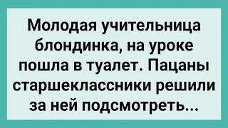 Старшеклассники Посмотрели за Учительницей Блондинкой! Сборник Свежих Смешных Жизненных Анекдотов!