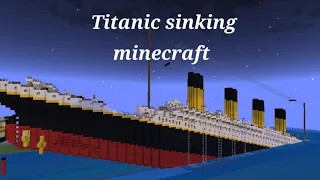 titanic sinking minecraft