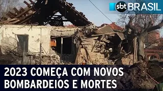 Guerra na Ucrânia: 2023 começa com novos bombardeios e mortes | SBT Brasil (02/01/23)