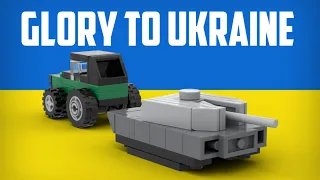 LEGO Mini Tractor & T90 Tank