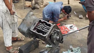 How to Rebuild Transmission of Tractor | Gearbox Repair | Gearbox Fitting Complete Video