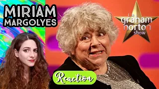 American Reacts - MIRIAM MARGOLYES - Stories on The Graham Norton Show ⭐️
