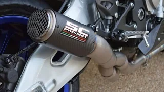 Yamaha R1M 2015 R1 Sc Project CRT Exhaust Sound Clip with Flyby