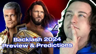 WWE Backlash 2024 Preview & Predictions