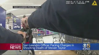 San Leandro Police Officer Charged With Manslaughter In Fatal Shooting Of Bat-Wielding Man Inside Wa